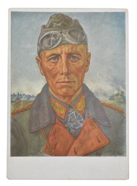 German Postcard of Generaloberst Rommel