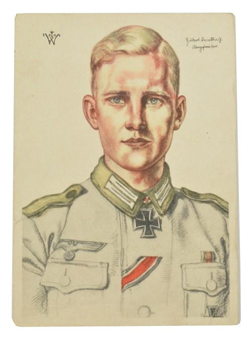 German WH Postcard 'Obergefreiter Brinkforth'