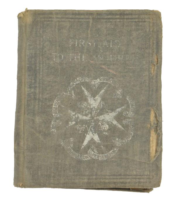 US WW1 St John Ambulance Book