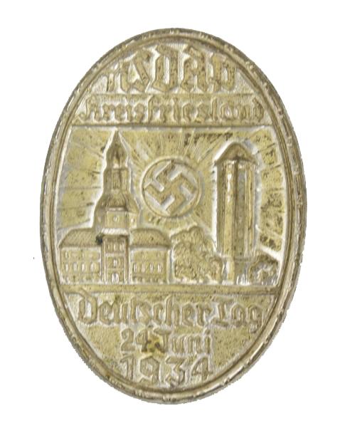 German NSDAP Tinnie Badge 'Kreisfriesland' 1934