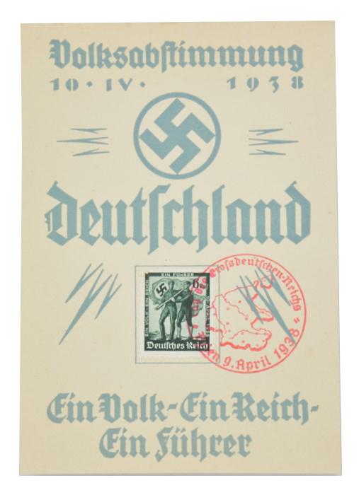 German Postcard 13 March 1938