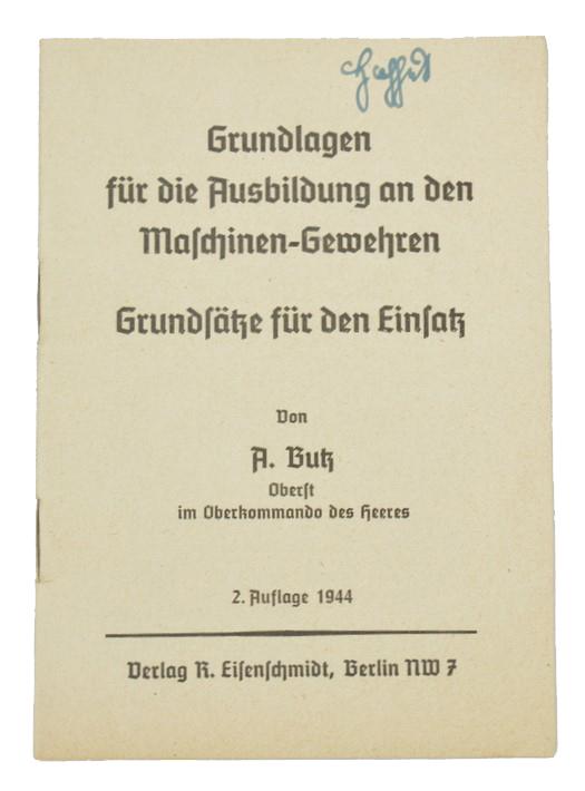 German WH MG Handbook