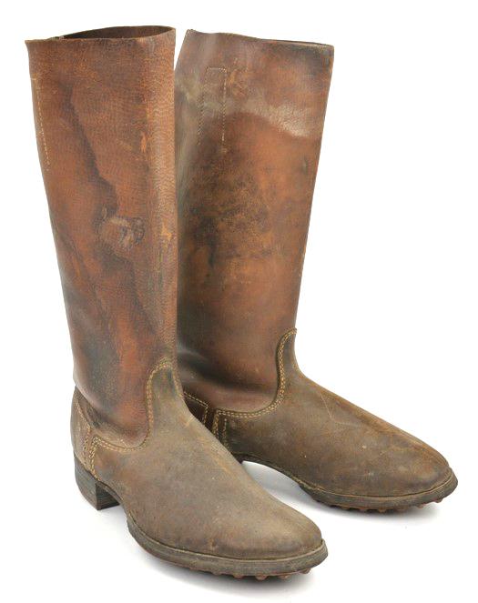 German LW/WH Brown Combat Jackboots