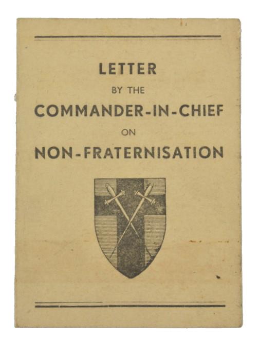British WW2 Field Letter 21th Army Group