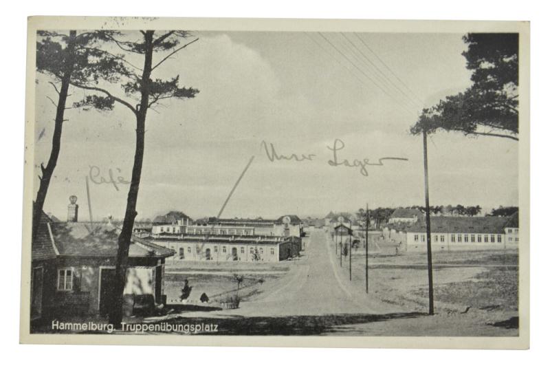 German WH Postcard 'Truppenübungsplatz Hammelburg'