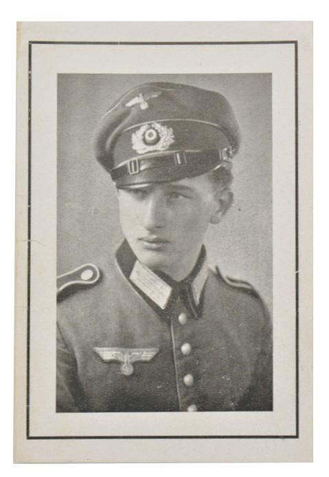 German WH Deathcard 'Hans Krammer'