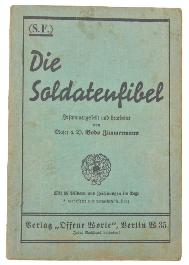 German WH Soldiers Manual 'Soldatenfibel'