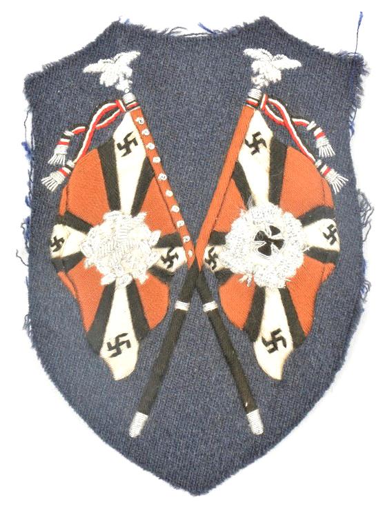 German LW Flag Holder Sleeve Patch Signal Troops