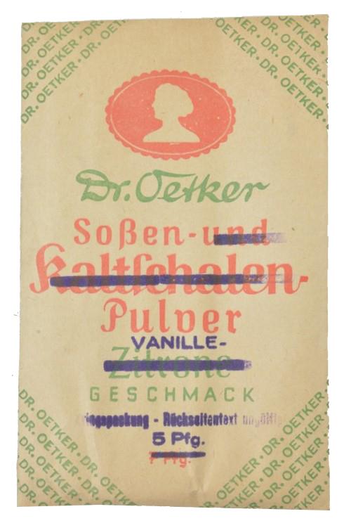 German Third Reich era 'Dr.Oetker' Vanilla Sauce