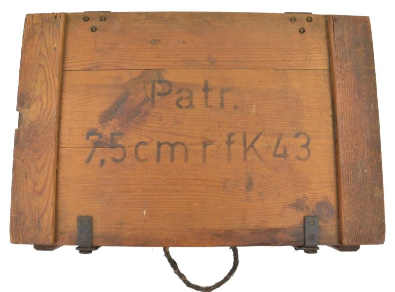 German WH 7,5cm Patr. RFK43 Ammunition Box