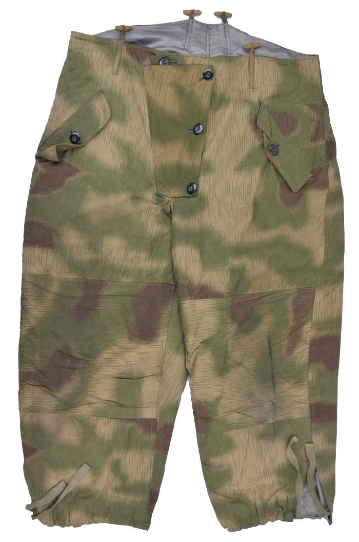 German WH Non-Reversible Water & Tan Camo Trousers