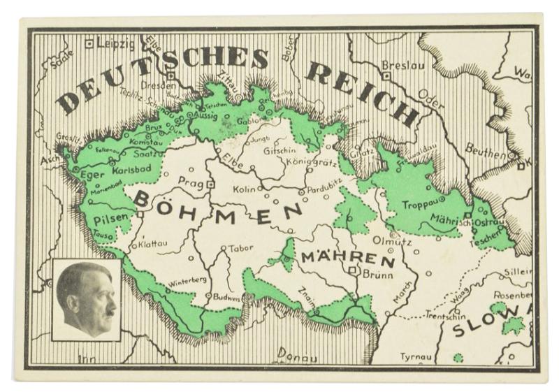 German Third Reich 'Böhmen' Postcard