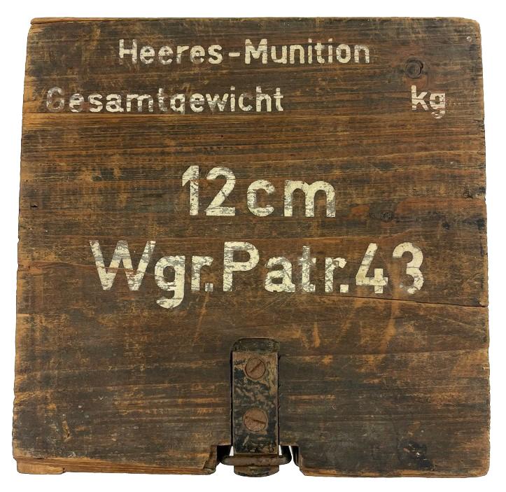 German WH 12cm Wgr.Patr. 43 Ammunition Box