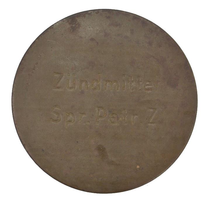 German WH Tin can of 'Zündmittel Spr.Patr. Z'