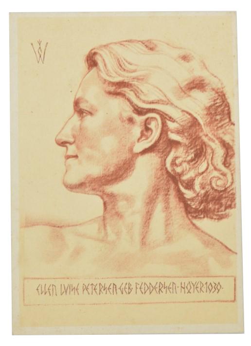 German Willrich Postcard 'Deutsche Frau aus Nordschleswig'
