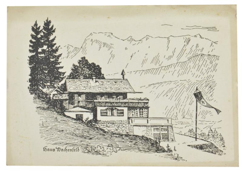 German Postcard 'Adolf Hitler Home'