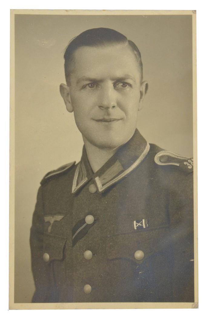 German WH NCO Portrait Picture