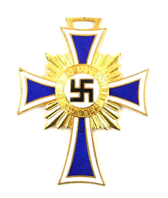 German Mother's Cross in Gold