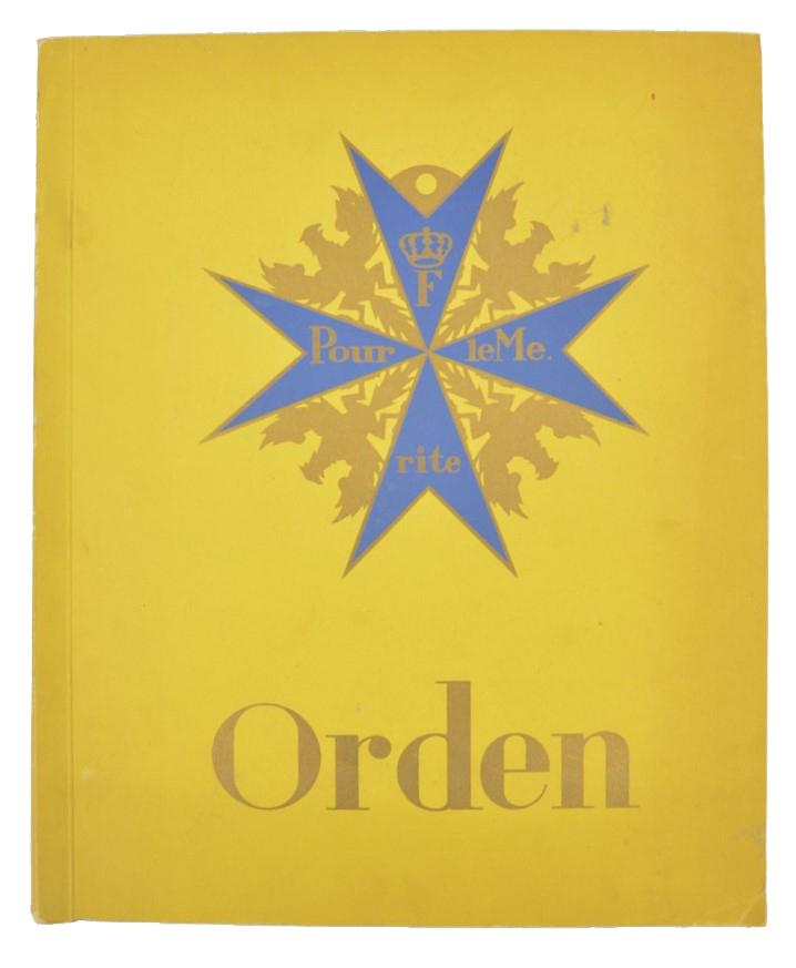 German Third Reich Cigaret Album 'Orden'