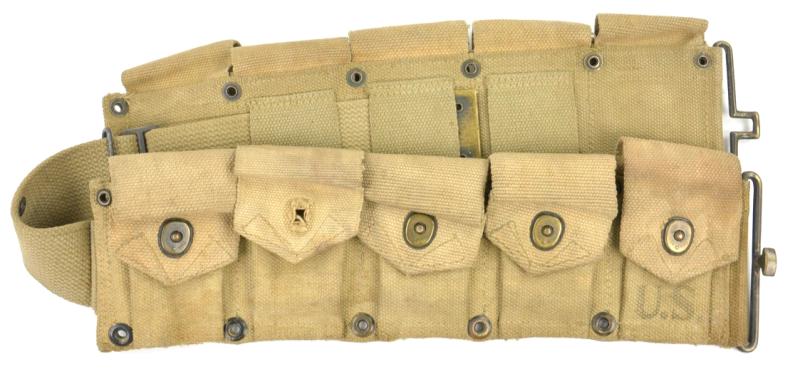 US WW2 M1 Garand Ammo Belt