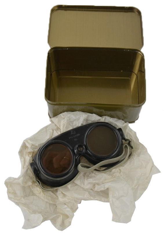 USAAF WW2 Airgunner Goggle in Case