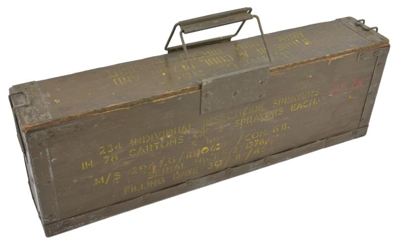 British WW2 insecticide Sprayers Box