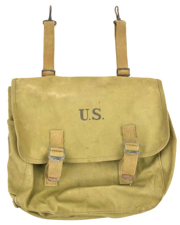 US WW2 M-1936 Rubberized Musset Bag