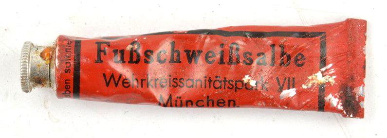 German WH Tube of 'Fusschweizsalbe'
