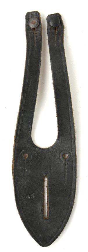German WH CAG 1943 Binocular Button attachment Leather