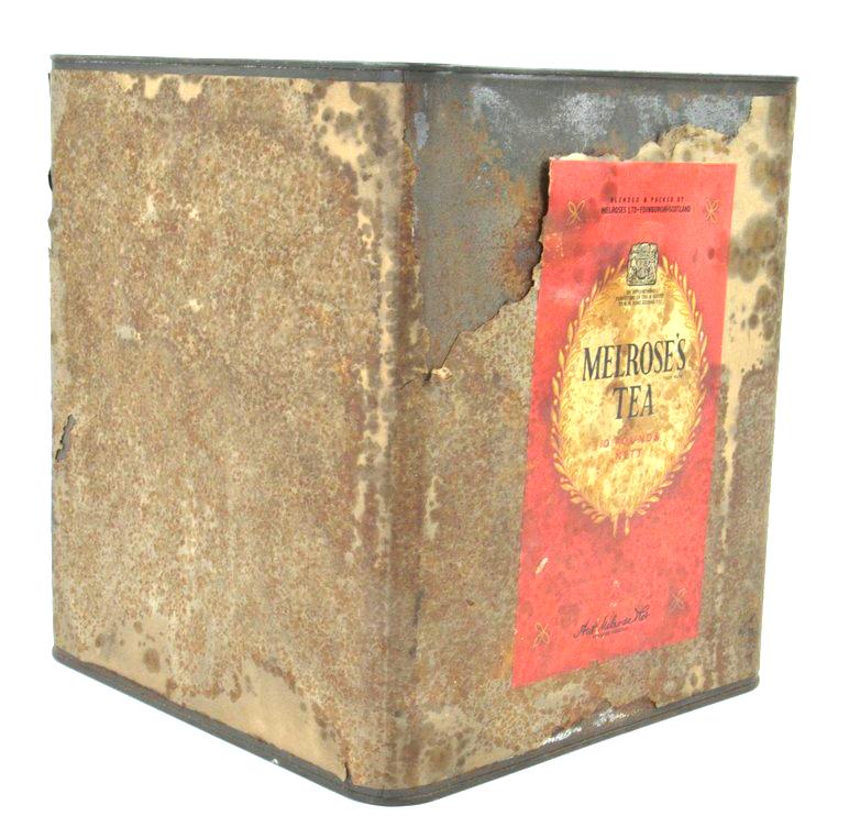 British WW2 Melrose's Tea Tin can