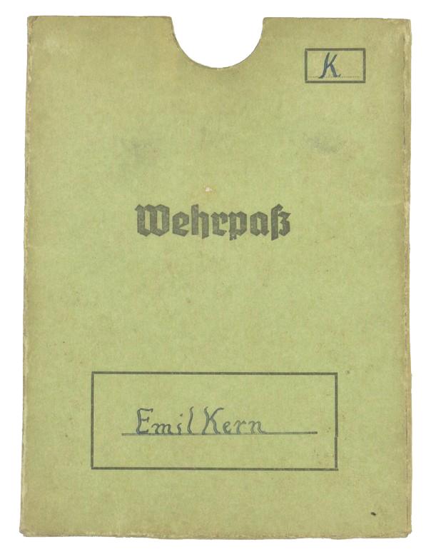 German Wehrpass Cover