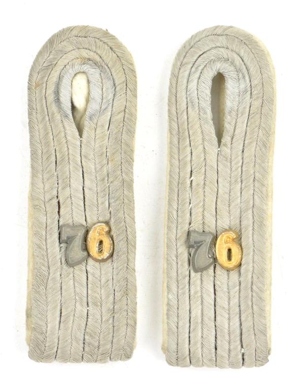 German WH Infantry Officer's Shoulderboards Rgt.76