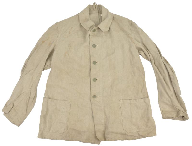German WH Drillich Workers Tunic