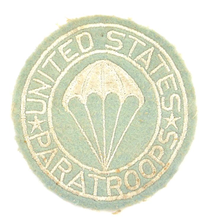 US WW2 US Paratroops Breast Patch 'John E. Greer' 502nd PIR 101st Airborne Division