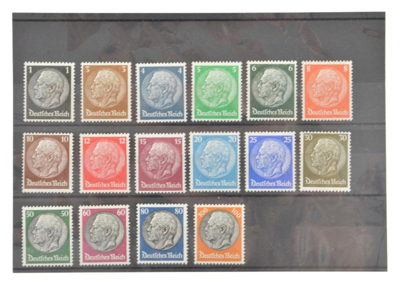 German Third Reich Era Stamp Grouping