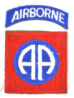 US WW2 82nd Airborne Division Shoulder Patch