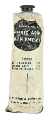 US WW2 Boric Acid Oitment Tube