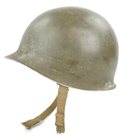 US WW2 M1 Fixed Bale Combat Helmet