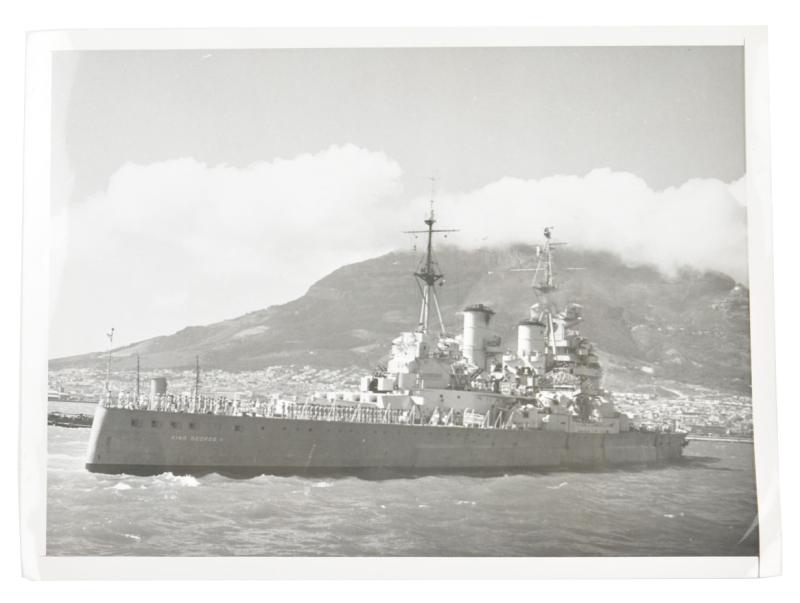 British WW2 Picture Battleship 'King George V'