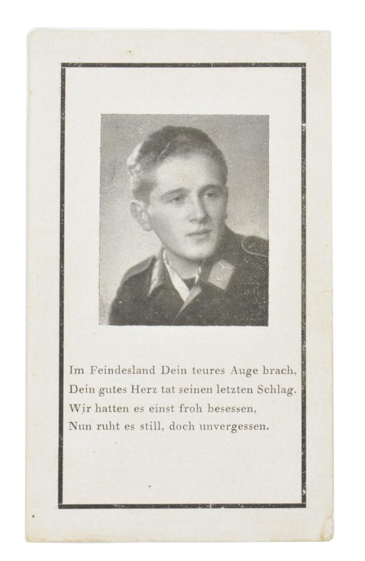 German FSJ Deathcard Monte Cassino