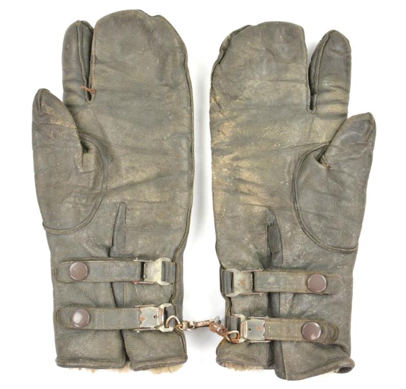 German WH Leather Motor Cyclist Gloves