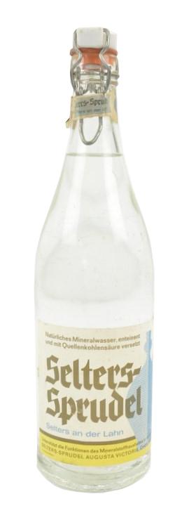 German Third Reich Era Water Bottle with Content