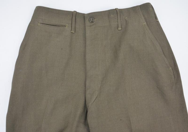 WorldWarCollectibles | US WW2 M-1937 Wool Trousers 1944