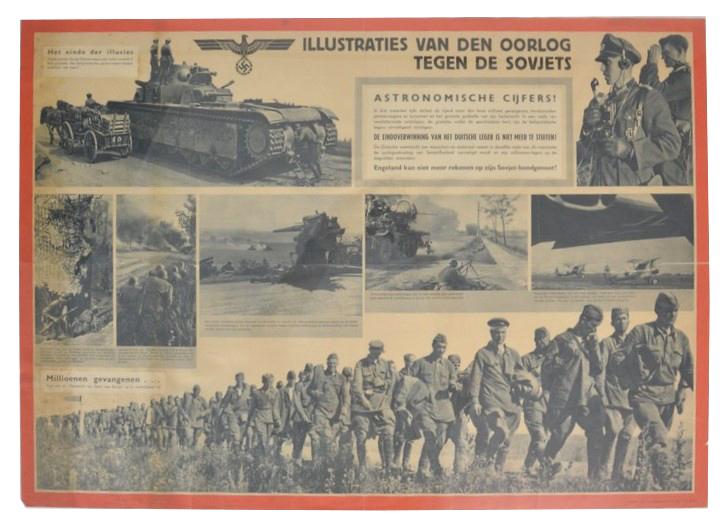 German Dutch Wehrmacht Poster 1941