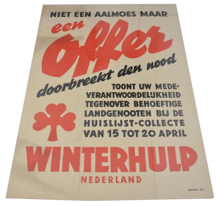 German / Dutch Winterhulp Poster