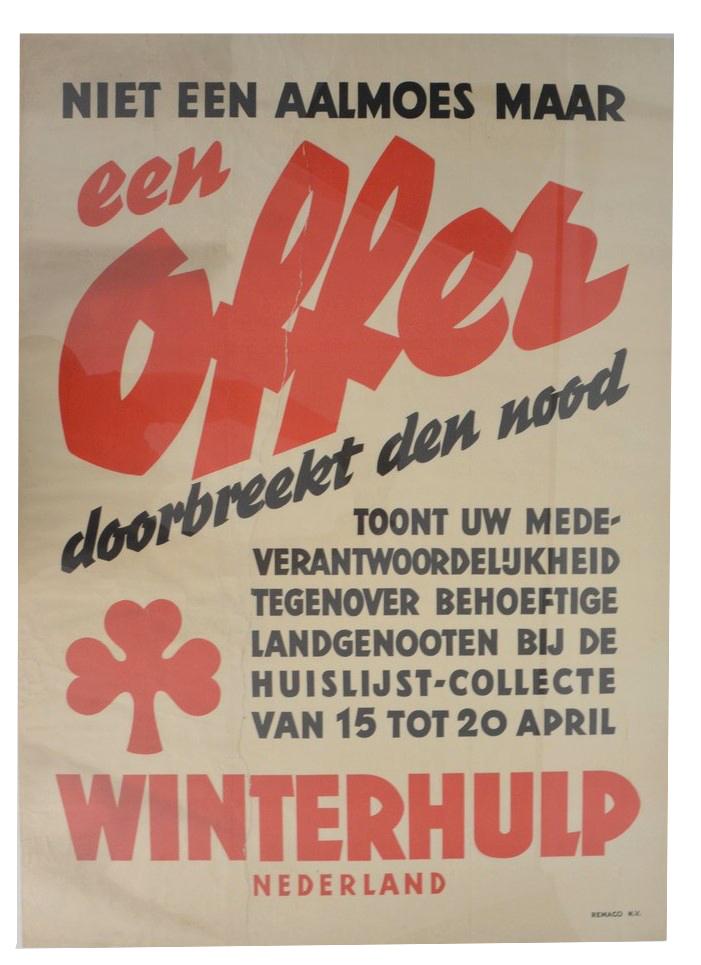 German / Dutch Winterhulp Poster