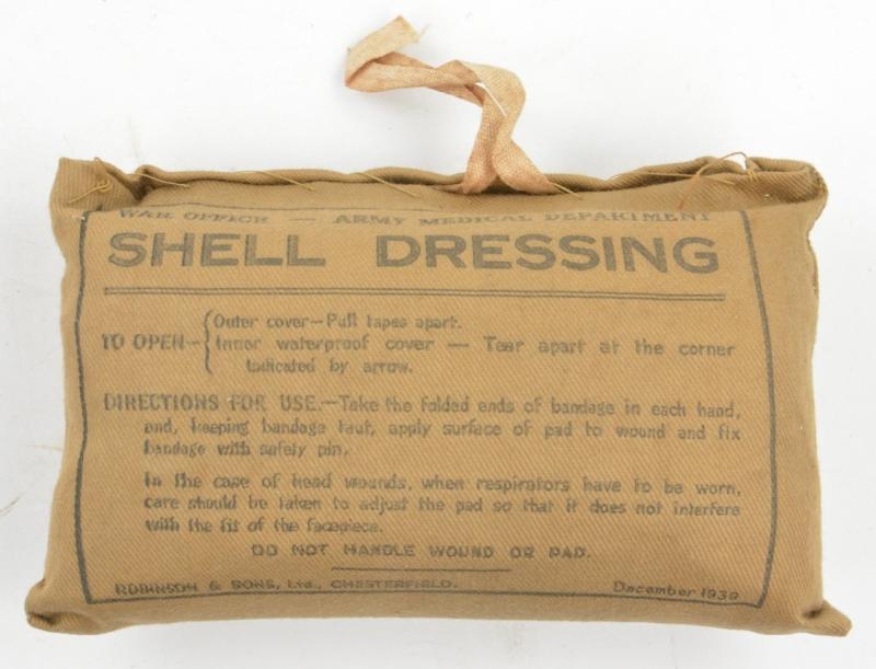 British WW2 Shell Dressing 1939