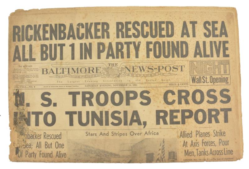US WW2 Newspaper 'The Baltimore News-Post'