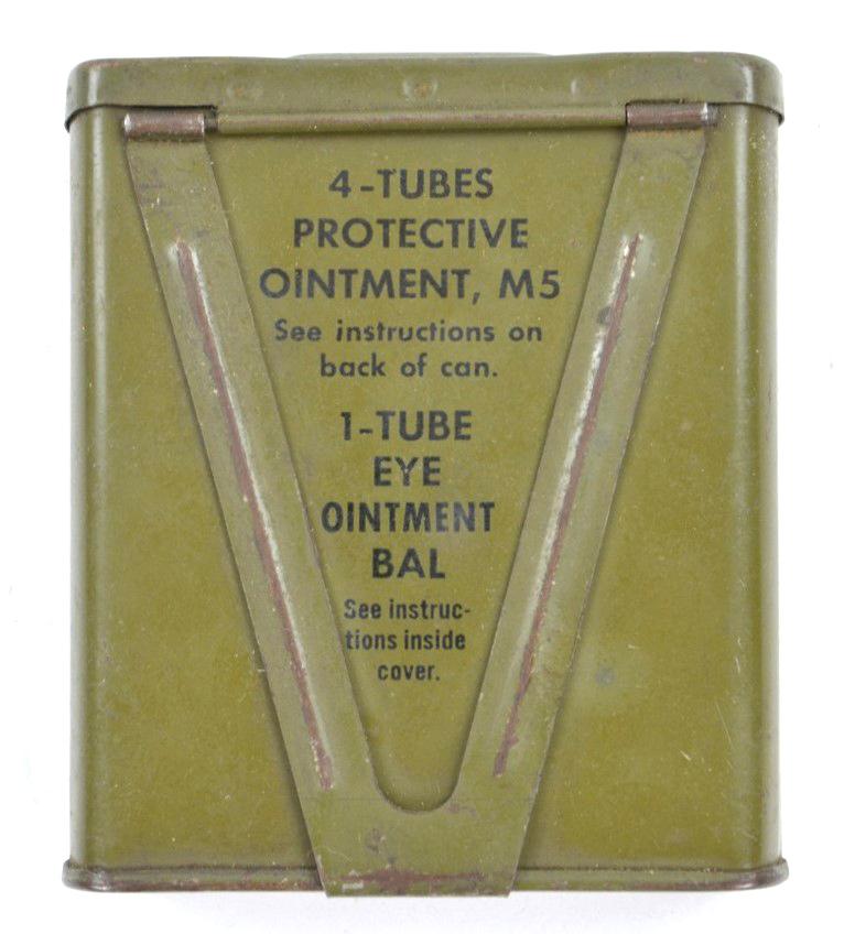 US WW2 M5 Protective Ointment Case