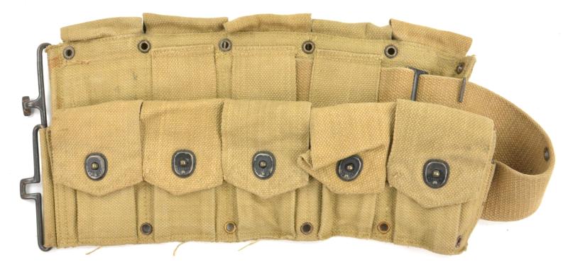 US WW2 M1 Garand Ammo Belt British Made